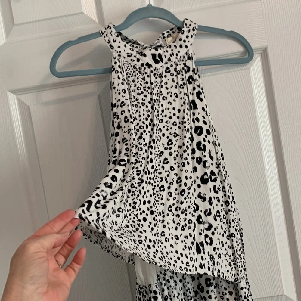 Animal print halter romper (shorts) - size L - Picture 4 of 8